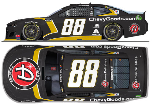 2020 Alex Bowman NASCAR Diecast 88 Adams Polishes CWC 1:24 Lionel Action RCCA Elite 99