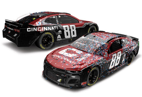 2020 Alex Bowman NASCAR Diecast 88 Cincinnati Fontana California Win Raced Version CWC 1:24 Lionel Action ARC Autographed 95