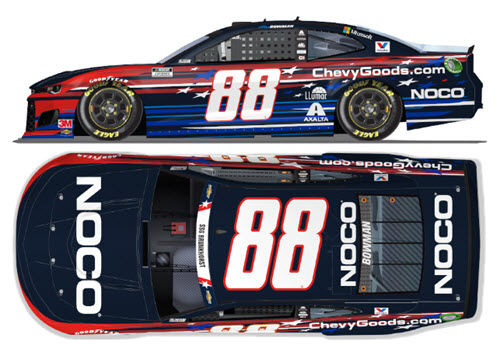 2020 Alex Bowman NASCAR Diecast 88 NOCO Patriotic CWC 1:24 Lionel Action RCCA Elite 99