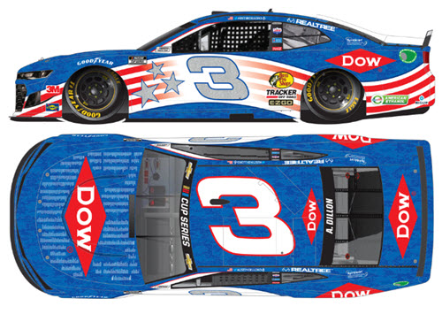 2020 Austin Dillon NASCAR Diecast 3 Dow Patriotic Salute Veterans CWC 1:64 Lionel Action ARC 99