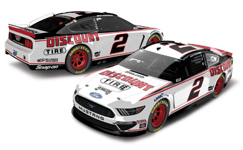2020 Brad Keselowski NASCAR Diecast 2 Discount Tire 1:24 Lionel Action RCCA Elite Liquid Color 99