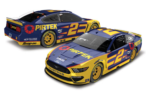 2020 Brad Keselowski NASCAR Diecast 2 PIRTEK 1:24 Lionel Action ARC Color Chrome 99