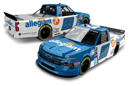 2020 Brett Moffitt NASCAR Diecast 23 Allegiant Truck 1:64 Lionel Action ARC 99
