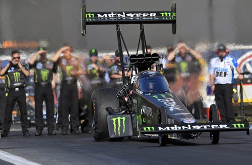 2020 Brittany Force NHRA Diecast Monster Energy Top Fuel Dragster 1:24 Auto World Racing Champions 99