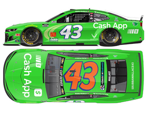 2020 Bubba Wallace NASCAR Diecast 43 Cash App CWC 1:64 Lionel Action ARC 99