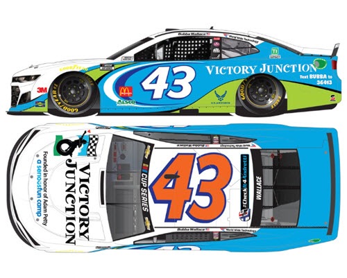 2020 Bubba Wallace NASCAR Diecast 43 Victory Junction CWC 1:24 Lionel Action ARC Color Chrome 99