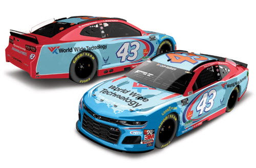 2020 Bubba Wallace NASCAR Diecast 43 World Wide Technology CWC 1:24 Lionel Action RCCA Elite Color Chrome 98