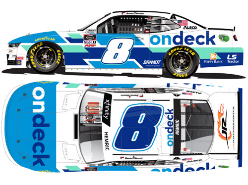 2020 Daniel Hemric NASCAR Diecast 8 OnDeck Capital CWC 1:24 Lionel Action ARC Color Chrome 99