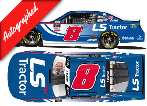 2020 Jeb Burton NASCAR Diecast 8 LS Tractor 1:24 Lionel Action ARC Autographed 99