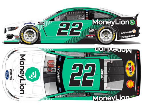 2020 Joey Logano NASCAR Diecast 22 MoneyLion Money Lion CWC 1:24 Lionel Action ARC Color Chrome 99