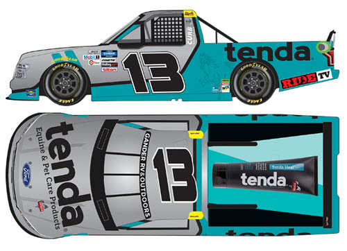 2020 Johnny Sauter NASCAR Diecast 13 Tenda Heal Truck 1:24 Lionel Action ARC Autographed 99