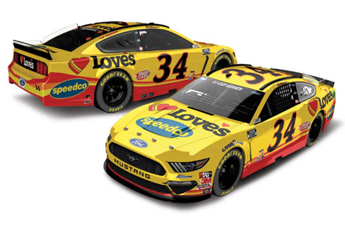 2020 Michael McDowell NASCAR Diecast 34 Loves Speedco 1:24 CWC Lionel Action ARC Autographed 99