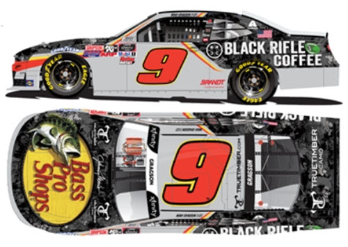2020 Noah Gragson NASCAR Diecast 9 Bass Pro TrueTimber 1:24 Lionel Action ARC Autographed 99