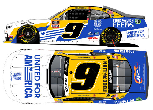 2020 Noah Gragson NASCAR Diecast 9 Unilever United For America 1:64 Lionel Action ARC 99