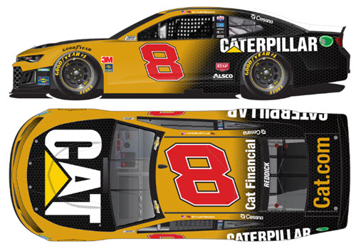 2020 Tyler Reddick NASCAR Diecast 8 CAT Caterpillar CWC 1:24 Lionel Action ARC Color Chrome 99