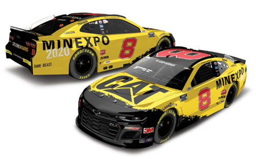 2020 Tyler Reddick NASCAR Diecast 8 CAT Caterpillar MinExpo CWC 1:64 Lionel Action ARC 99