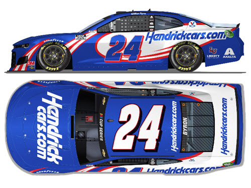 2020 William Byron NASCAR Diecast 24 Hendrick HendrickCars CWC 1:24 Lionel Action ARC Color Chrome 99