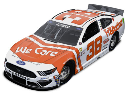 2021 Anthony Alfredo NASCAR Diecast 38 FR8 Auctions Darlington Throwback CWC 1:24 Lionel Action ARC Color Chrome 99