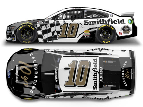 2021 Aric Almorola NASCAR Diecast 10 Smithfield 10 Years CWC 1:64 Lionel Action ARC 99