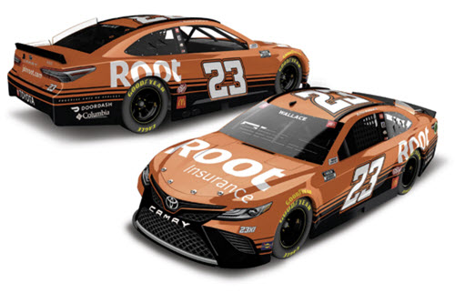 2021 Bubba Wallace NASCAR Diecast 23 Root Insurance CWC 1:24 Lionel Action RCCA Elite Liquid Color 98