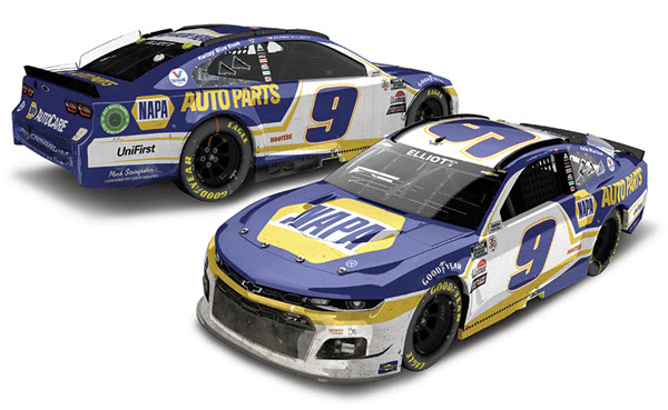 2021 Chase Elliott NASCAR Diecast 9 NAPA Road America Win Raced Version CWC 1:24 Lionel Action ARC Color Chrome 97