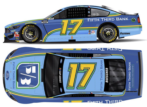 2021 Chris Buescher Diecast 17 5th 3rd Bank CWC 1:64 Lionel Action ARC 99