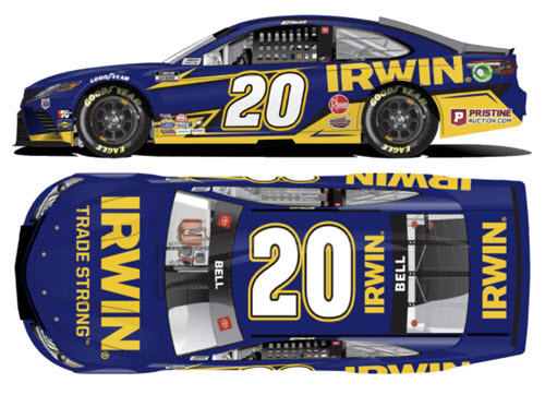 2021 Christopher Bell NASCAR Diecast 20 Irwin CWC 1:24 Lionel Action ARC Color Chrome 99