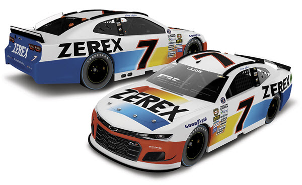 2021 Corie Lajoie NASCAR Diecast 7 Zerex Darlington Throwback CWC 1:24 Lionel Action ARC Color Chrome 98