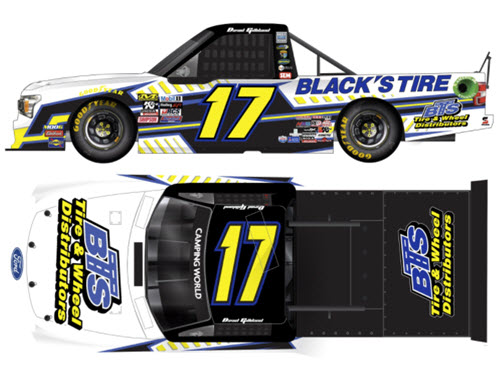 2021 David Gilliland NASCAR Diecast 17 Blacks Tire Truck 1:24 Lionel Action ARC Color Chrome 99