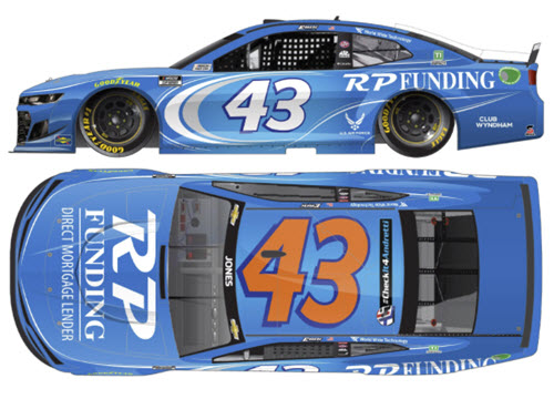 2021 Erik Jones NASCAR Diecast 43 RP Funding CWC 1:24 Lionel Action ARC Color Chrome 99