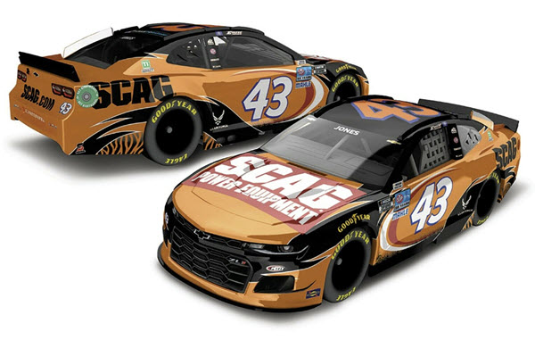 2021 Erik Jones NASCAR Diecast 43 SCAG CWC 1:24 Lionel Action ARC Color Chrome 98