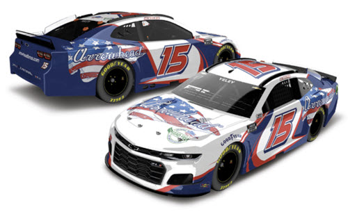 2021 JJ Yele NASCAR Diecast 15 Arrowhead Brass CWC 1:24 Lionel Action ARC 99