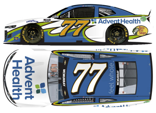 2021 Jamie McMurray NASCAR Diecast 77 Advent Heath CWC 1:24 Lionel Action ARC 99