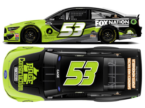 2021 Joey Gase NASCAR Diecast 53 Page Construction CWC 1:64 Action ARC 99