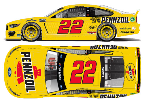 2021 Joey Logano NASCAR Diecast 22 Pennzoil CWC 1:24 Lionel Action RCCA Elite 99
