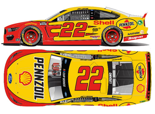 2021 Joey Logano NASCAR Diecast 22 Shell Pennzoil CWC 1:24 Lionel Action RCCA Elite Color Chrome 99