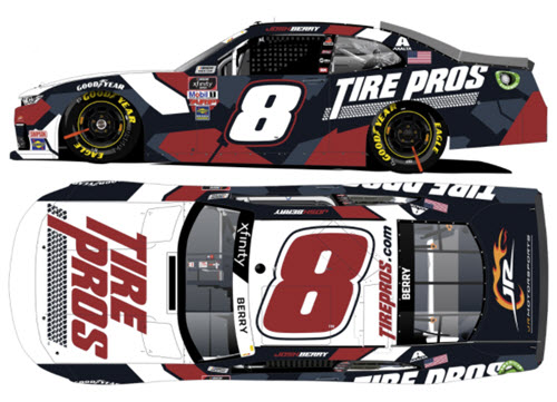 2021 Josh Berry NASCAR Diecast 8 Tire Pros 1:24 CWC Lionel Action ARC 99