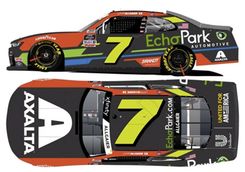 2021 Justin Allgaier NASCAR Diecast 7 Axalta CWC 1:64 Lionel Action ARC 99