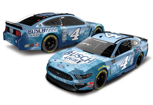 2021 Kevin Harvick NASCAR Diecast 4 Busch Light CWC 1:24 Lionel Action RCCA Elite Color Chrome 99