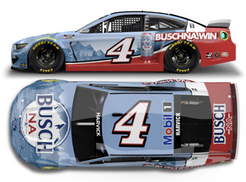 2021 Kevin Harvick NASCAR Diecast 4 Busch NA CWC 1:24 Lionel Action RCCA ELite Liquid Color 99