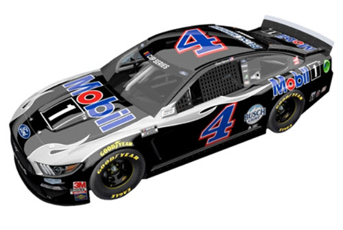 2021 Kevin Harvick NASCAR Diecast 4 Mobil 1 Mobil1 CWC 1:24 Lionel ActionRCCA Elite Color Chrome 99
