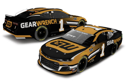 2021 Kurt Busch NASCAR Diecast 1 GW Gear Wrench CWC 1:24 Lionel Action ARC Color Chrome 99