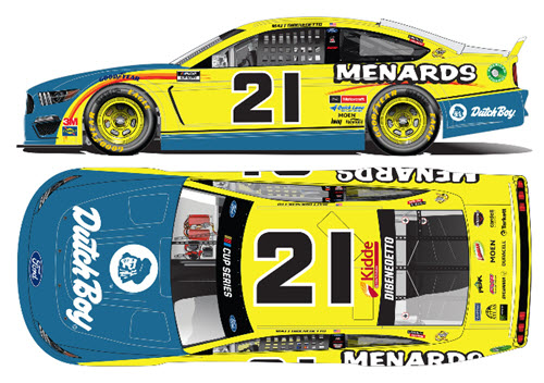 2021 Matt Dibenedetto NASCAR Diecast 21 Dutch Boy CWC 1:24 Lionel Action RCCA Elite Liquid Color 99