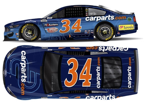 2021 Michael McDowell NASCAR Diecast 34 CarParts 1:24 CWC Lionel Action RCCA Elite 99