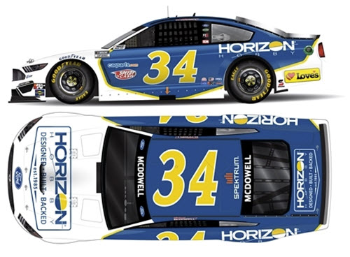 2021 Michael McDowell NASCAR Diecast 34 Horizon Hobby CWC 1:24 Lionel Action RCCA ELite 99