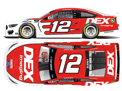 2021 Ryan Blaney NASCAR Diecast 12 DEX Imaging CWC 1:24 Lionel Action RCCA Elite Color Chrome 99