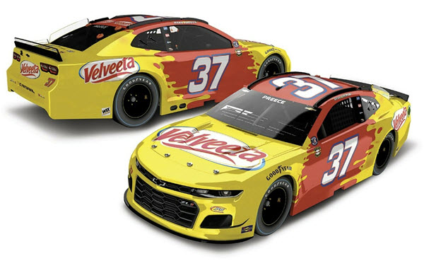 2021 Ryan Preece NASCAR Diecast 37 Velveeta Darlington Throwback CWC 1:24 Lionel Action RCCA Elite 98