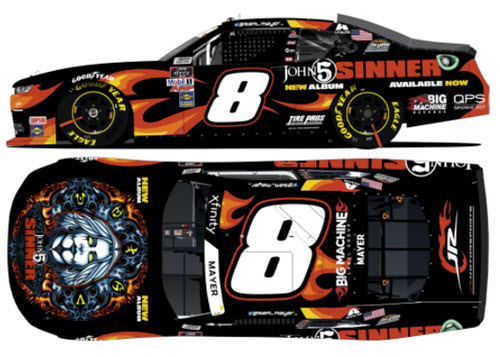 2021 Sam Mayer NASCAR Diecast 8 John 5 Sinner 1:64 CWC Lionel Action ARC 99