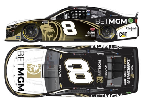 2021 Tyler Reddick NASCAR Diecast 8 BetMGM CWC 1:64 Lionel Action ARC 99