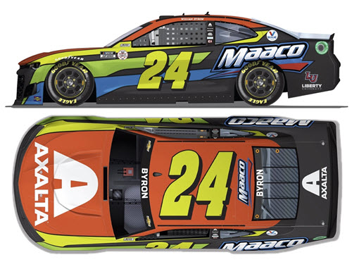 2021 William Byron NASCAR Diecast 24 Axalta Maaco CWC 1:24 Lionel Action RCCA ELite 99